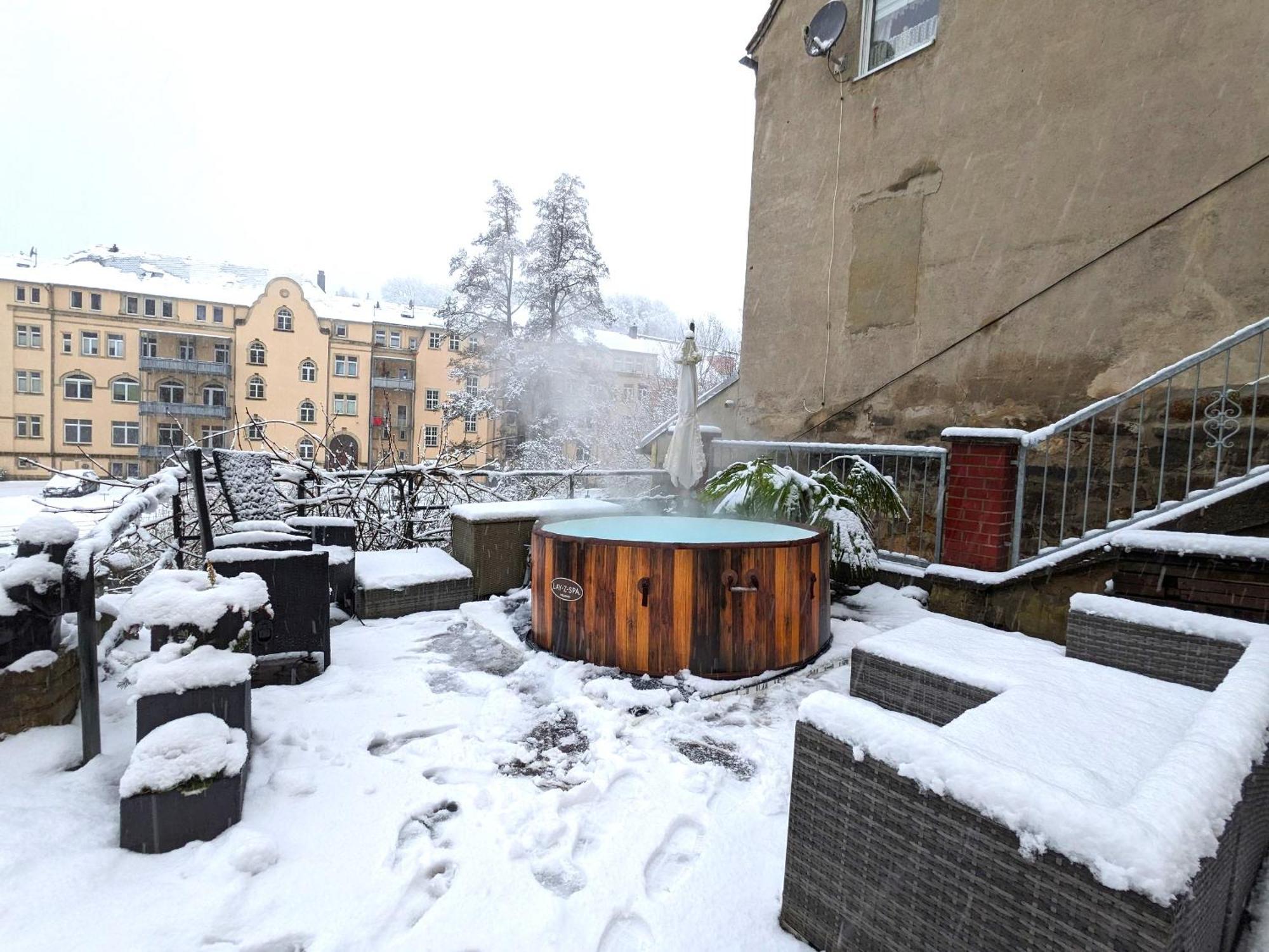 F3 Urlaubsmagie - Pool, Garten & Terrasse - 4P Sebnitz Exterior photo